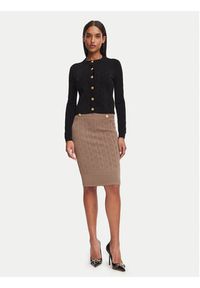 Marciano Guess Spódnica ołówkowa G6YD07 Z1013 Brązowy jasny Slim Fit. Kolor: brązowy. Materiał: wiskoza #4