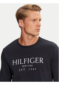 TOMMY HILFIGER - Tommy Hilfiger Longsleeve MW0MW36502 Granatowy Regular Fit. Kolor: niebieski. Materiał: bawełna. Długość rękawa: długi rękaw