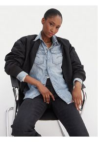 G-Star RAW - G-Star Raw Koszula jeansowa D27714-D539 Niebieski Slim Fit. Kolor: niebieski. Materiał: bawełna #5