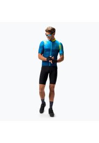 ENDURA - Koszulka rowerowa męska Endura Bitmap FS260. Kolor: niebieski
