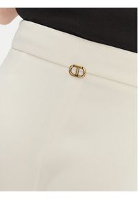 TwinSet - TWINSET Spodnie palazzo 251TP2102 Écru Wide Leg. Materiał: syntetyk #4