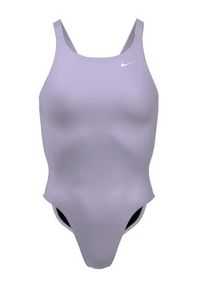 Strój pływacki jednoczęściowy damski Nike Hydrastrong Solid Fastback. Kolor: fioletowy
