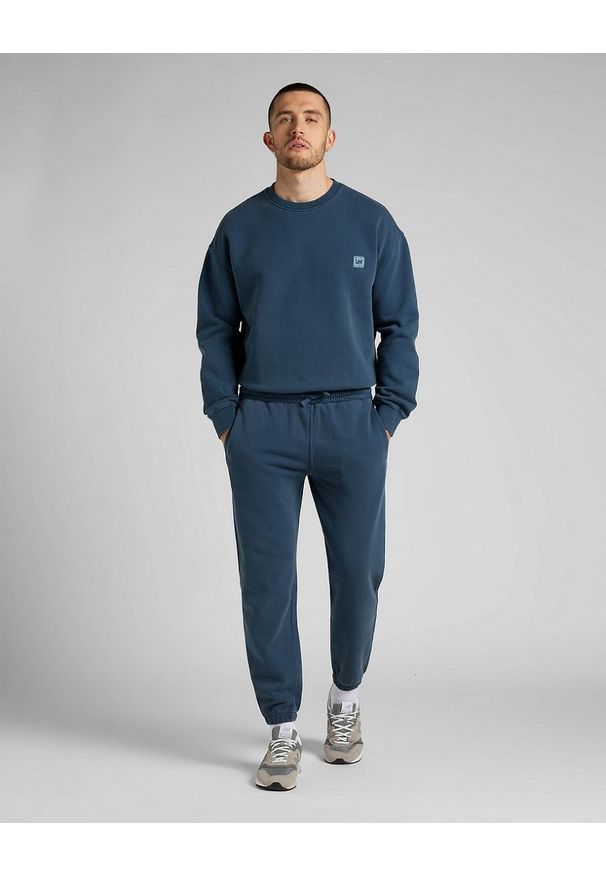 Lee - LEE CORE LOOSE SWS MĘSKA BLUZA KLASYCZNA LOGO L84VTJ54 112322621. Styl: klasyczny