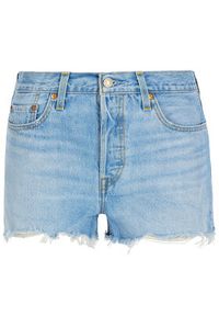 Levi's® Szorty jeansowe 501 High-Waisted 56327-0086 Błękitny Regular Fit. Kolor: niebieski. Materiał: bawełna #3