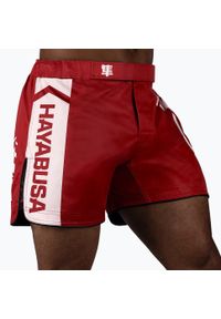 HAYABUSA - Spodenki treningowe męskie Hayabusa Icon Mid-Thigh MMA. Kolor: czerwony