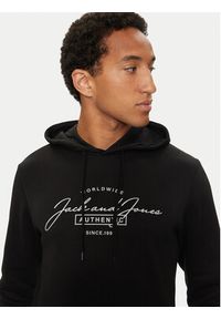 Jack & Jones - Jack&Jones Dres Ferris 12266296 Czarny Standard Fit. Kolor: czarny. Materiał: bawełna, syntetyk