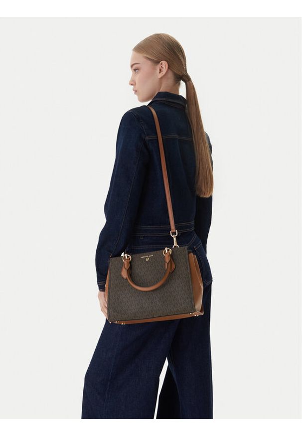 MICHAEL Michael Kors Torebka Marilyn 30S2G6AS2B Brązowy. Kolor: brązowy. Materiał: skórzane