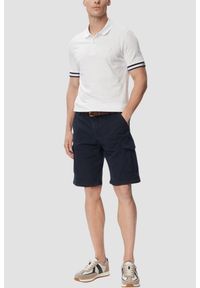 Guess - GUESS Granatowe męskie krótkie spodenki cargo Russel, Rozmiar 31. Okazja: na co dzień. Kolor: niebieski. Długość: krótkie. Sezon: lato. Styl: casual #2