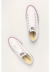 Converse - Tenisówki Chuck Taylor All Star. Nosek buta: okrągły. Zapięcie: sznurówki. Kolor: biały. Materiał: guma