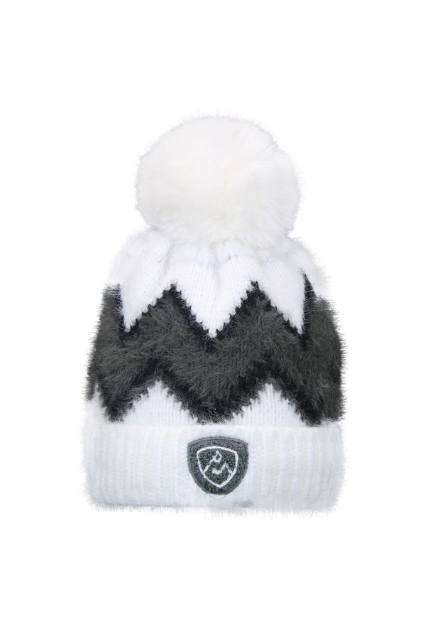 PEAK MOUNTAIN - Czapka Peak Mountain Bon-Mouton. Kolor: zielony. Sezon: zima. Styl: elegancki, sportowy