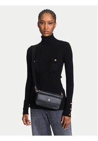 TOMMY HILFIGER - Tommy Hilfiger Torebka DISTINCT CAMERA BAG AW0AW17455 Czarny. Kolor: czarny. Materiał: skórzane #6