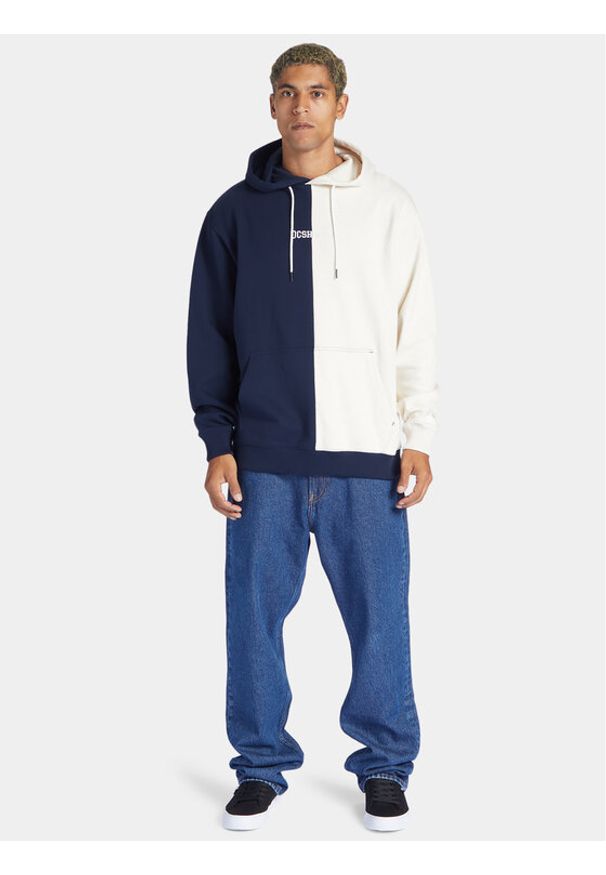 DC Shoes Bluza Baseline Otlr ADYFT03390 Granatowy Regular Fit. Kolor: niebieski. Materiał: bawełna