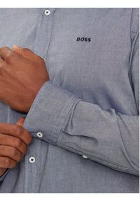 BOSS - Boss Koszula 50520259 Granatowy Casual Fit. Okazja: na co dzień. Kolor: niebieski. Materiał: bawełna. Styl: casual