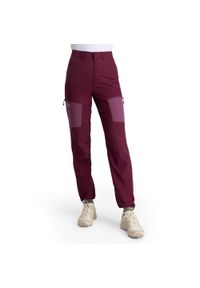 SIROKO - Damskie lekkie spodnie trekkingowe Siroko Vortex Purple. Kolor: fioletowy. Sport: turystyka piesza