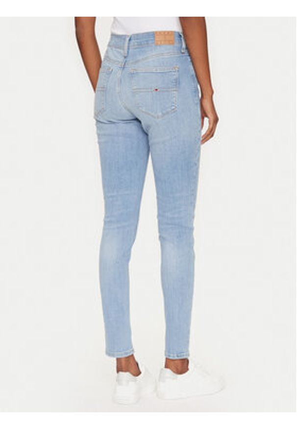 Tommy Jeans Jeansy Nora DW0DW20651 Niebieski Skinny Fit. Kolor: niebieski