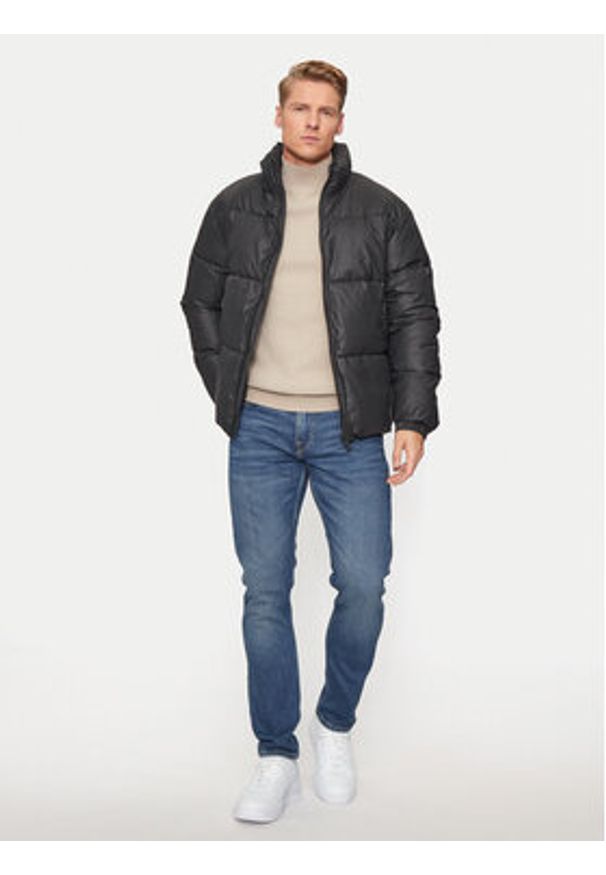 Only & Sons Kurtka zimowa 22030461 Czarny Regular Fit. Kolor: czarny. Materiał: skóra. Sezon: zima