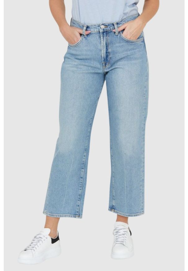 7 FOR ALL MANKIND Jasnoniebieskie jeansy damskie THE MODERN STRAIGHT Air Wash. Kolor: niebieski