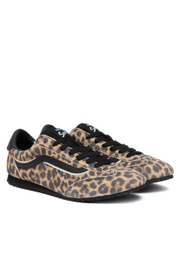 Vans Sneakersy Super Lowpro VN000E89YS51 Brązowy. Kolor: brązowy. Materiał: zamsz, skóra