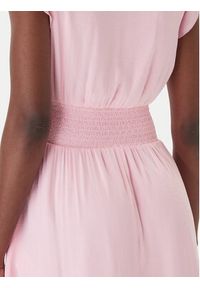 Morgan Sukienka koktajlowa 251-RWANY Różowy Loose Fit. Kolor: różowy. Materiał: syntetyk. Styl: wizytowy #5