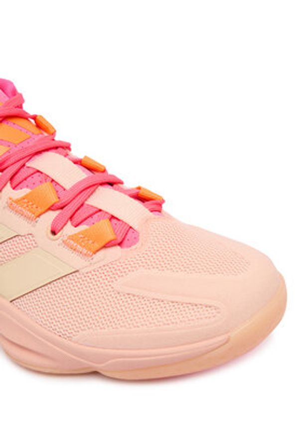 Adidas - adidas Buty halowe Court Stabil JR9543 Różowy. Kolor: różowy. Materiał: materiał