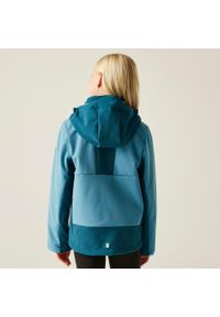 Regatta - Kurtka dziecięca softshell wodoodporny Haydenbury. Kolor: niebieski. Materiał: softshell. Styl: sportowy #2