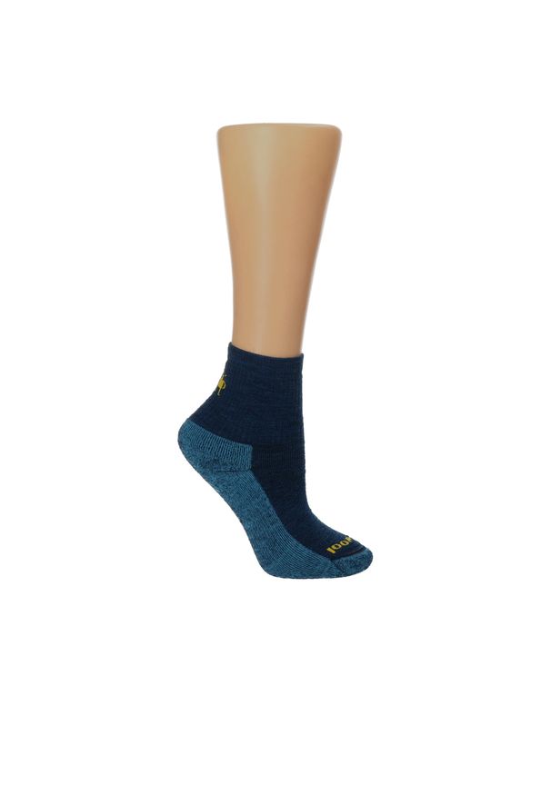 Skarpety Dziecięce Smartwool Hike Full Cushion Crew Socks. Kolor: niebieski. Materiał: wełna