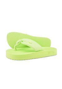 Flip*Flop - Japonki basenowe damskie Flip Flop Comfy. Okazja: na plażę. Kolor: zielony. Sezon: lato. Styl: sportowy
