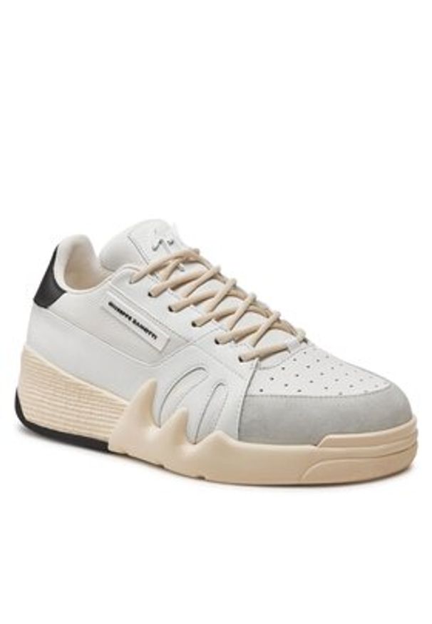 Giuseppe Zanotti Sneakersy RU30000 Écru. Materiał: skóra