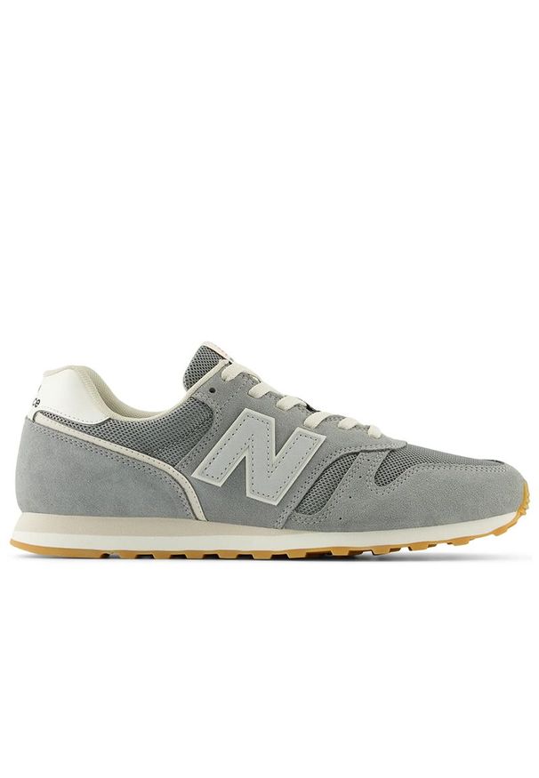 Buty unisex New Balance ML373SL2 - szare. Okazja: na co dzień. Kolor: szary. Materiał: guma, syntetyk, skóra, materiał. Szerokość cholewki: normalna. Model: New Balance 373