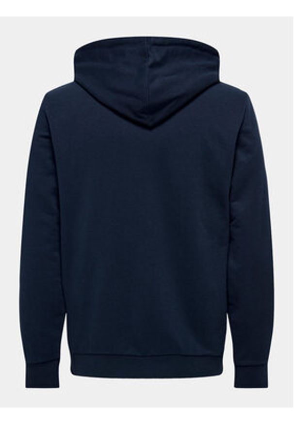 Only & Sons Bluza Lenny 22028594 Granatowy Regular Fit. Kolor: niebieski. Materiał: bawełna, syntetyk
