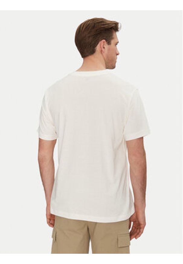 New Balance T-Shirt MT51924 Biały Relaxed Fit. Kolor: biały. Materiał: bawełna