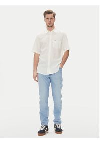 Wrangler Koszula 1 Pkt 112362728 Biały Regular Fit. Kolor: biały. Materiał: bawełna #3