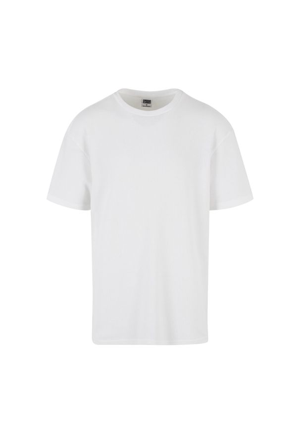 Koszulka Urban Classics Waffle. Kolor: biały. Materiał: poliester, bawełna