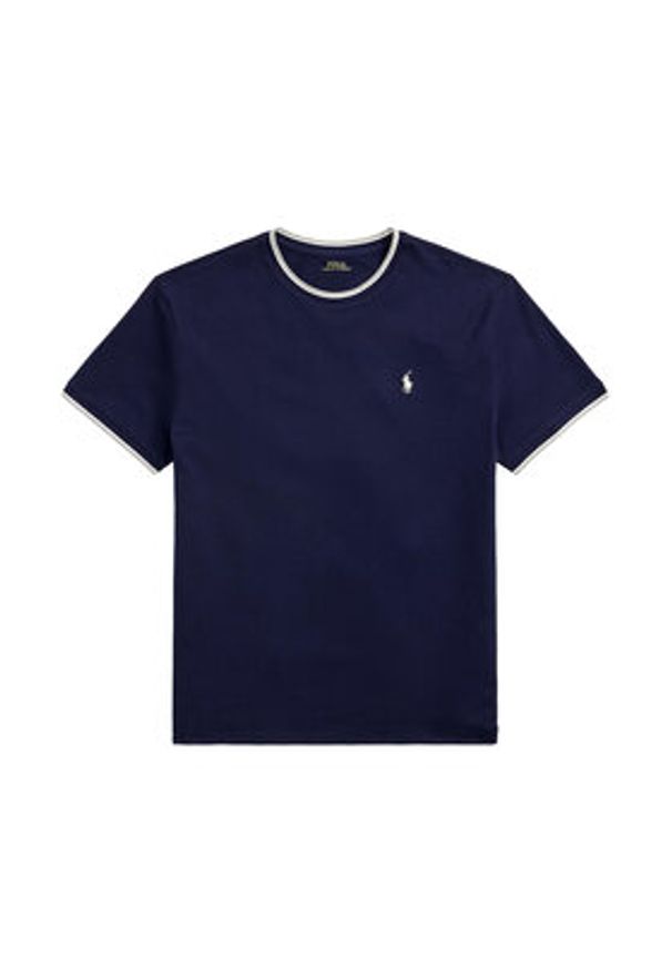 Polo Ralph Lauren T-Shirt 710963492001 Granatowy Regular Fit. Typ kołnierza: polo. Kolor: niebieski. Materiał: bawełna