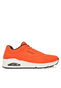 skechers - Sneakersy Skechers. Kolor: pomarańczowy