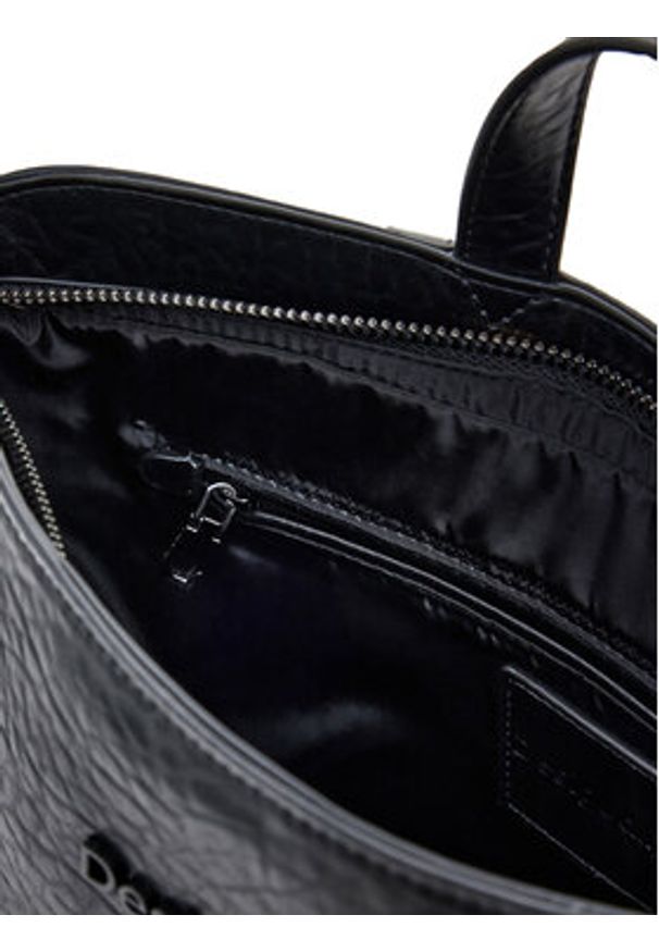 Desigual Plecak 25SAKP22 Czarny. Kolor: czarny. Materiał: skóra
