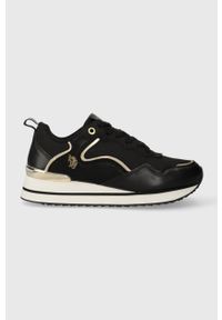 U.S. Polo Assn. sneakersy LAYLA kolor czarny LAYLA001W/CHY1. Nosek buta: okrągły. Zapięcie: sznurówki. Kolor: czarny #1