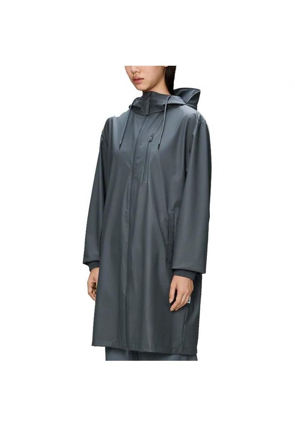 Rains - Kurtka RAINS LONG STROM BREAKER W3 Niebieski. Kolor: niebieski. Materiał: tkanina, syntetyk