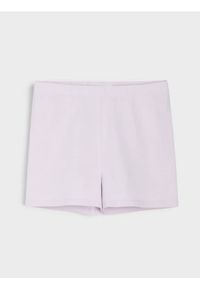 Sinsay - Bawełniane kolarki - fioletowy. Kolor: fioletowy. Materiał: bawełna #1