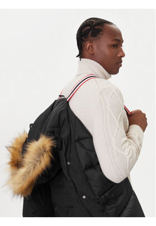 Hunter Parka Angus HARM0018252 Czarny Regular Fit. Kolor: czarny. Materiał: syntetyk