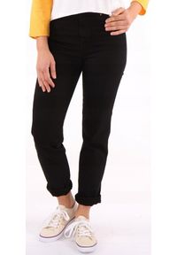 Wrangler - WRANGLER RETRO SLIM DAMSKIE SPODNIE JEANSOWE JEANSY DŻINS BLACK STAR W239FG13D. Materiał: jeans. Styl: retro