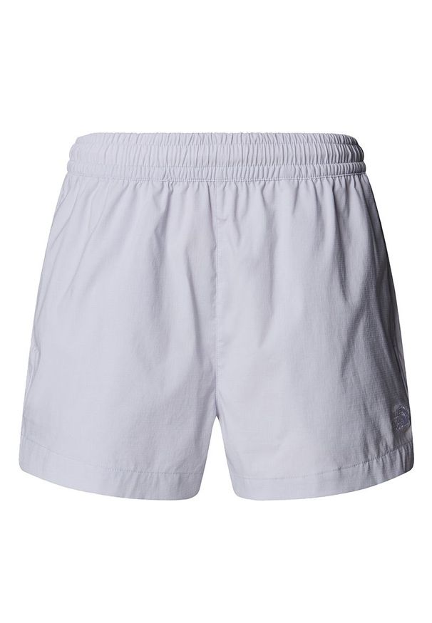 Spodenki The North Face Class V Pathfinder Pull 0A8BJ10TI1 - fioletowe. Kolor: fioletowy. Materiał: nylon, tkanina, elastan, materiał. Wzór: aplikacja