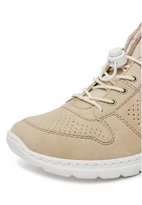 Rieker Sneakersy L3254-62 Beżowy. Kolor: beżowy. Materiał: materiał, syntetyk #7