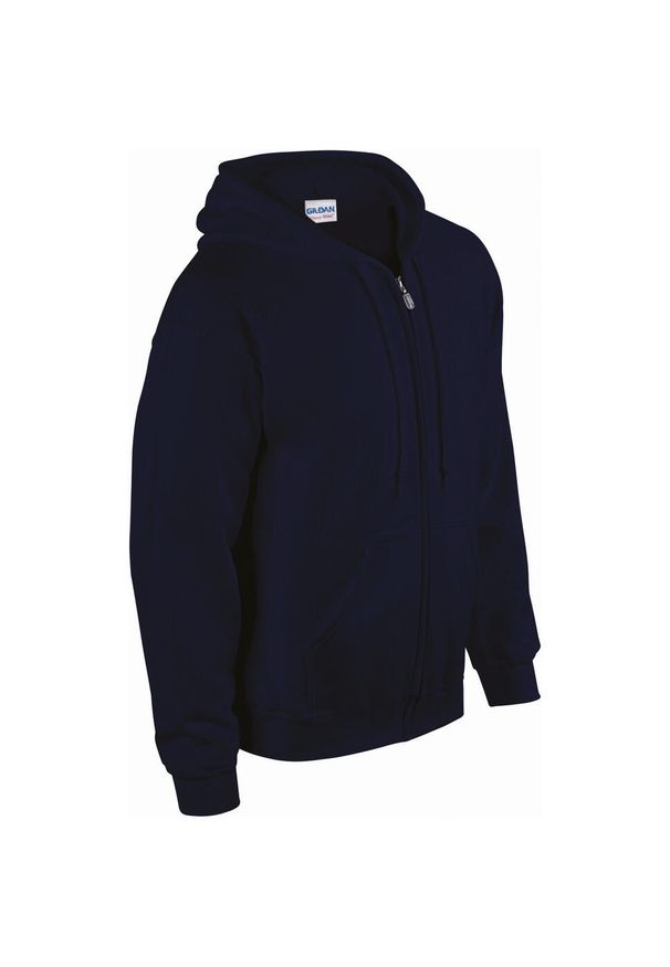 GILDAN - Sweatshirt zapinany na zamek błyskawiczny Gildan Heavy Blend ®. Typ kołnierza: kaptur. Kolor: niebieski