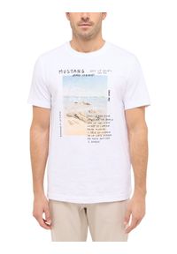 Męski T-Shirt Mustang Style Austin Bright White 1016282 2007 #1