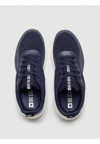 Big-Star - Sneakersy męskie granatowe TT174253 403. Okazja: na co dzień. Nosek buta: okrągły. Kolor: niebieski. Materiał: syntetyk, materiał. Sport: fitness, bieganie #2