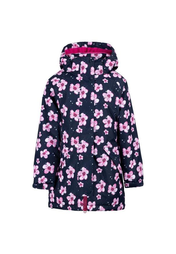 TRESPASS - Kurtka Ocieplana Dziewczęca Arlene. Kolor: niebieski. Materiał: puch. Sport: turystyka piesza