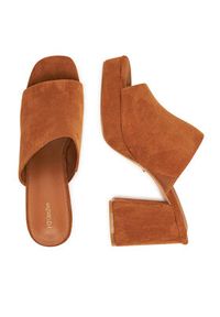 DeeZee Klapki KK5606-1 Beżowy. Kolor: beżowy. Materiał: syntetyk, materiał