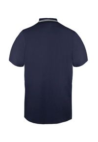 Koszulka Polo - Męska - Pako Jeans - Granatowa, Dekolt na Zamek. Okazja: na co dzień. Typ kołnierza: polo. Kolor: niebieski. Materiał: bawełna. Styl: casual