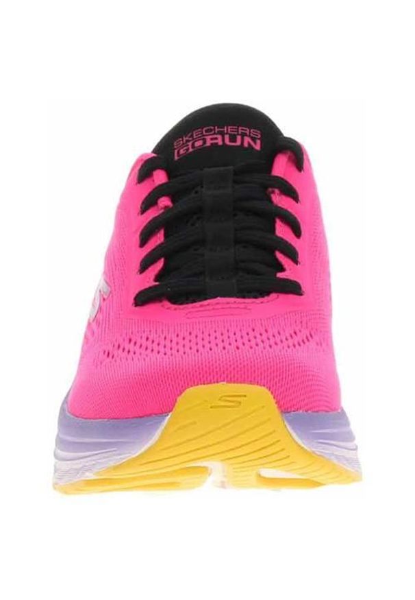 skechers - Buty do biegania damskie Skechers Max Cushioning Elite 2.0. Zapięcie: sznurówki. Kolor: różowy. Materiał: syntetyk, tkanina, materiał. Szerokość cholewki: normalna